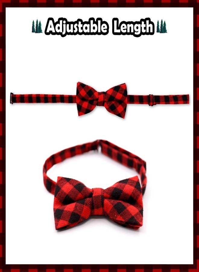 Gicoherero Lumberjack Cake Smash Outfit for Baby Boys Wild One Birthday Party,Diaper Cover Bloomer Bow Tie Suspenders Boys 1st Birthday Buffalo Plaid Milestone Photoshoot Supplies - Image 2